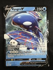 Pokemon Card Kyogre V 037/159 Ultra Rare Crown Zenith NM