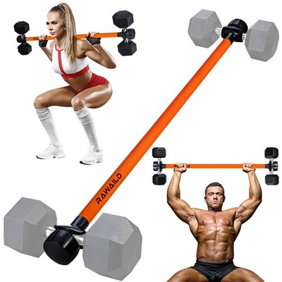 Dumbbell Converter, Convert Dumbbells to Barbell Set, Weight Bar for Bench Pr...