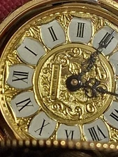 Vintage Phillippe Cortier Gold Tone PocketWatch. Wind Mechanical Beautiful Swiss