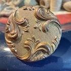 Pre Civil War 💥 🇺🇸 💣 Kendrick Gilt Flower Button Seen Confederate Camp