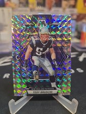 2023 Mosaic #166 Tedy Bruschi Silver Mosaic Prizm  New England Patriots