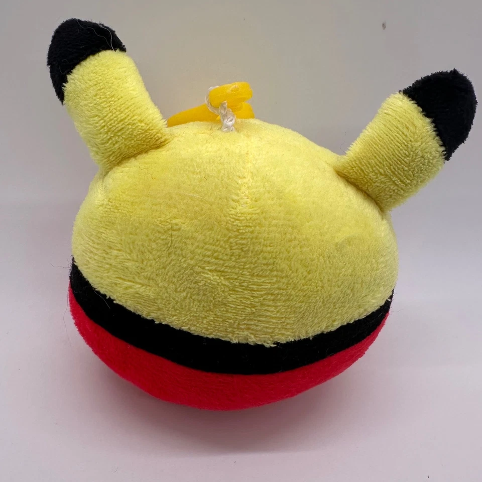 Pokemon Pikachu Plush Ball Clip On Keychain Cute Character Toy Stuffed Gamer - Image 3 of 4
