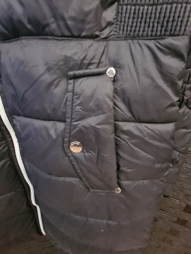 MICHAEL KORS WOMENS PUFFER JACKET COAT HOOD LONG PACKABLE SIZE M - Picture 4 of 7