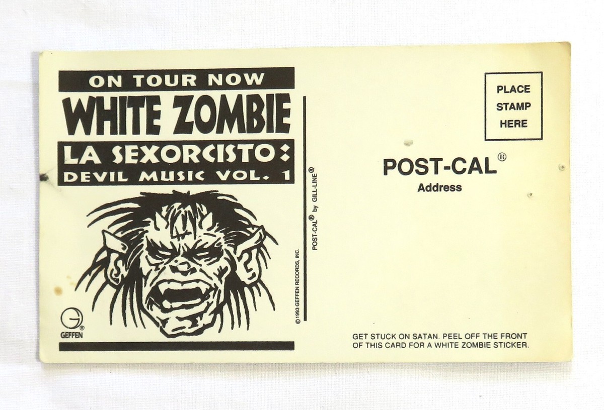 White Zombie Vintage Decal Sticker from the 90's Monster