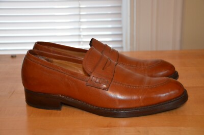 Jack Erwin Dress Leather Loafers - size 8.5 Jack Erwin Brown Goodyear Welt Leather Loafers, Size 8.5D | eBay main image 3
