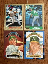 MARK MCGWIRE 1987-1992 CARDS ROOKIES SUPER NICE MINT 1-OWNER PLEASE READ. !!!