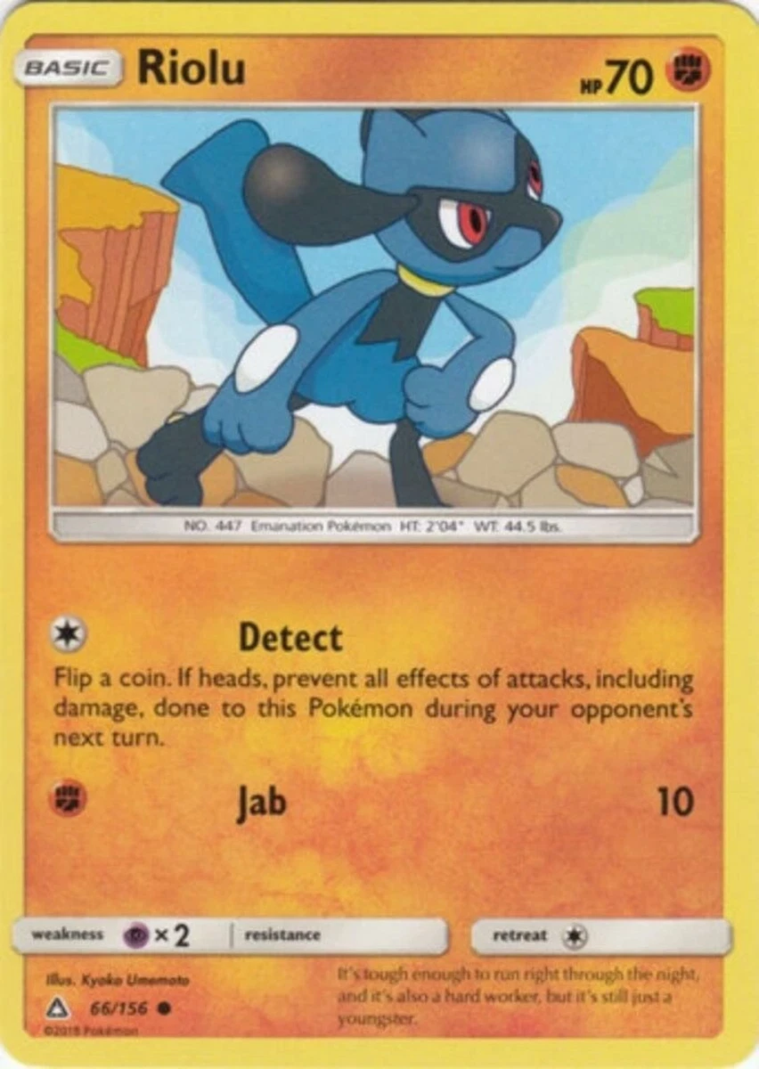 Pokemon Ultra Prism Riolu 66/156 LP | eBay