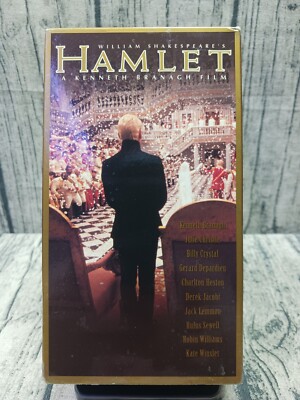 William Shakespeare's Hamlet (VHS, 1997) 2 Tape Set Billy Crystal, Kate Winslet