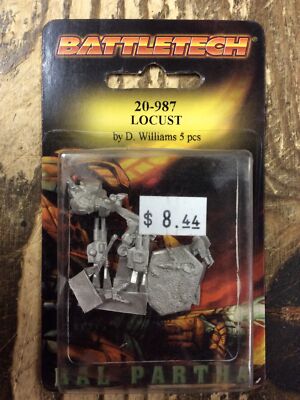 Locust 20 987 Battletech Fasa Ral Partha New 