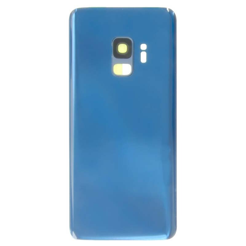 Back Glass with Camera Lens for Samsung Galaxy S9 Blue Aftermarket  Replacement