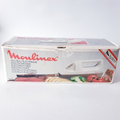 Moulinex Elektromesser Elektrisches Messer Vintage beige Retro