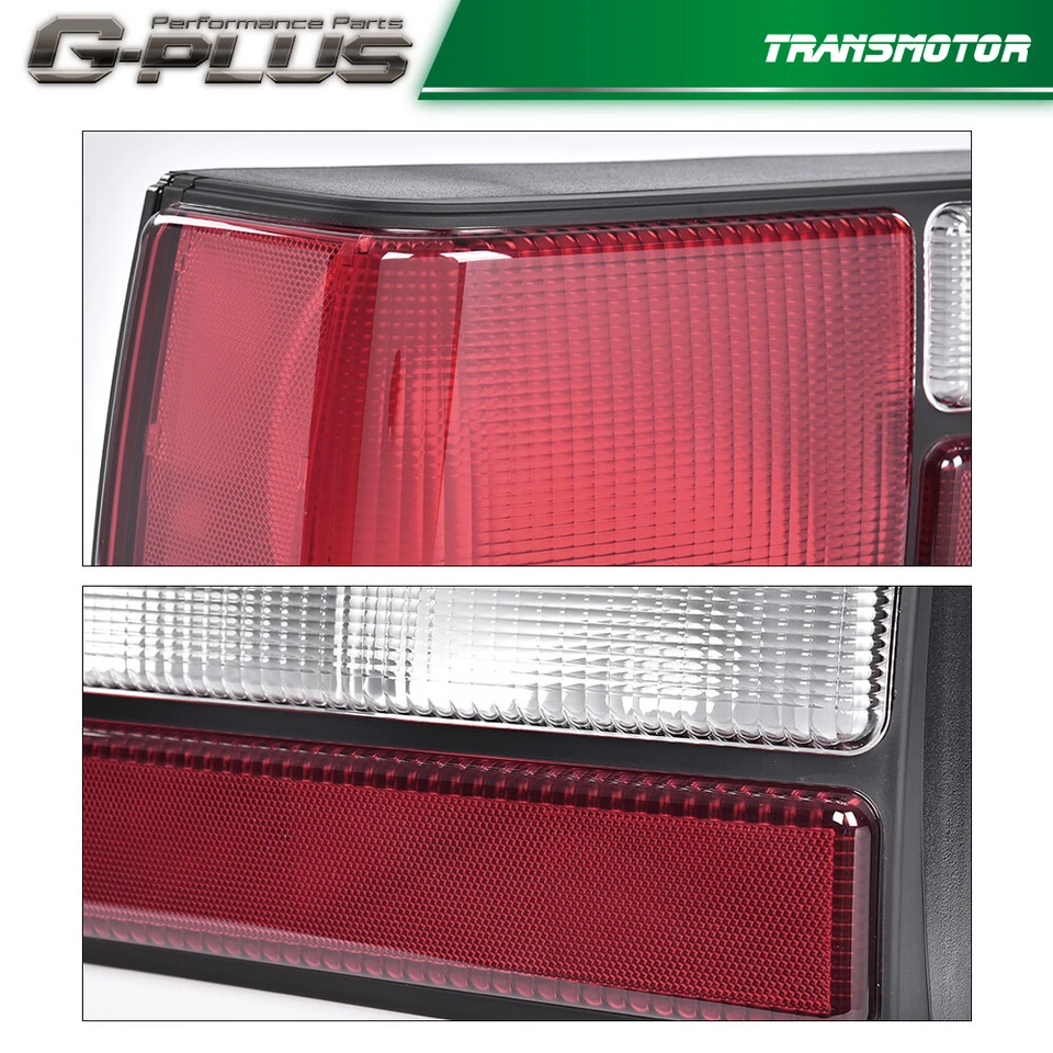 Juego de luces traseras luces traseras izquierda derecha par apto para Ford Mustang 1987-1993 Foto 4 de 4