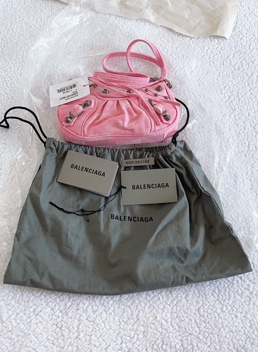Authentic Balenciaga Le Cagole Mini Bag With Chain BB