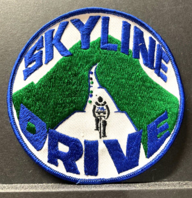 Large 4-1/2'' Skyline Drive Bicycle Patch