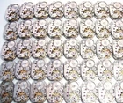 Lot 50 ladies watch movements LUCH Geneve Waves 14x18 mm. Steampunk Art