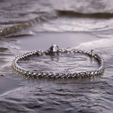 NOEMI GIOIELLI  BRACCIALE  UNISEX ACCIAIO INOSSIDBILE  OFFERTA BR81