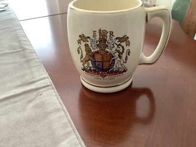 Krönung Tasse 1953 .Queen Elizabeth ll .von Biltons