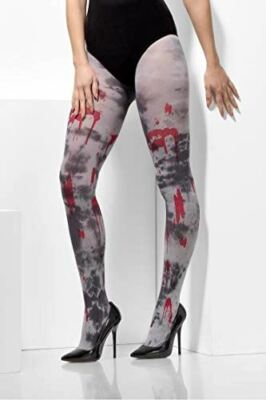 Opaque Tights Zombie Dirt Adult Grey Opaque Tights Zombie Dirt Adult Grey