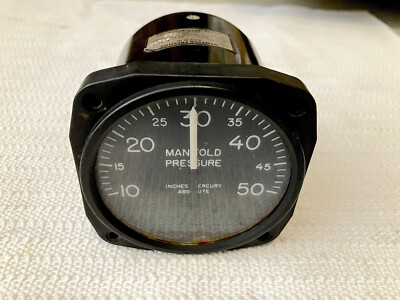 United Instruments Manifold Pressure Gauge, PN 41-11