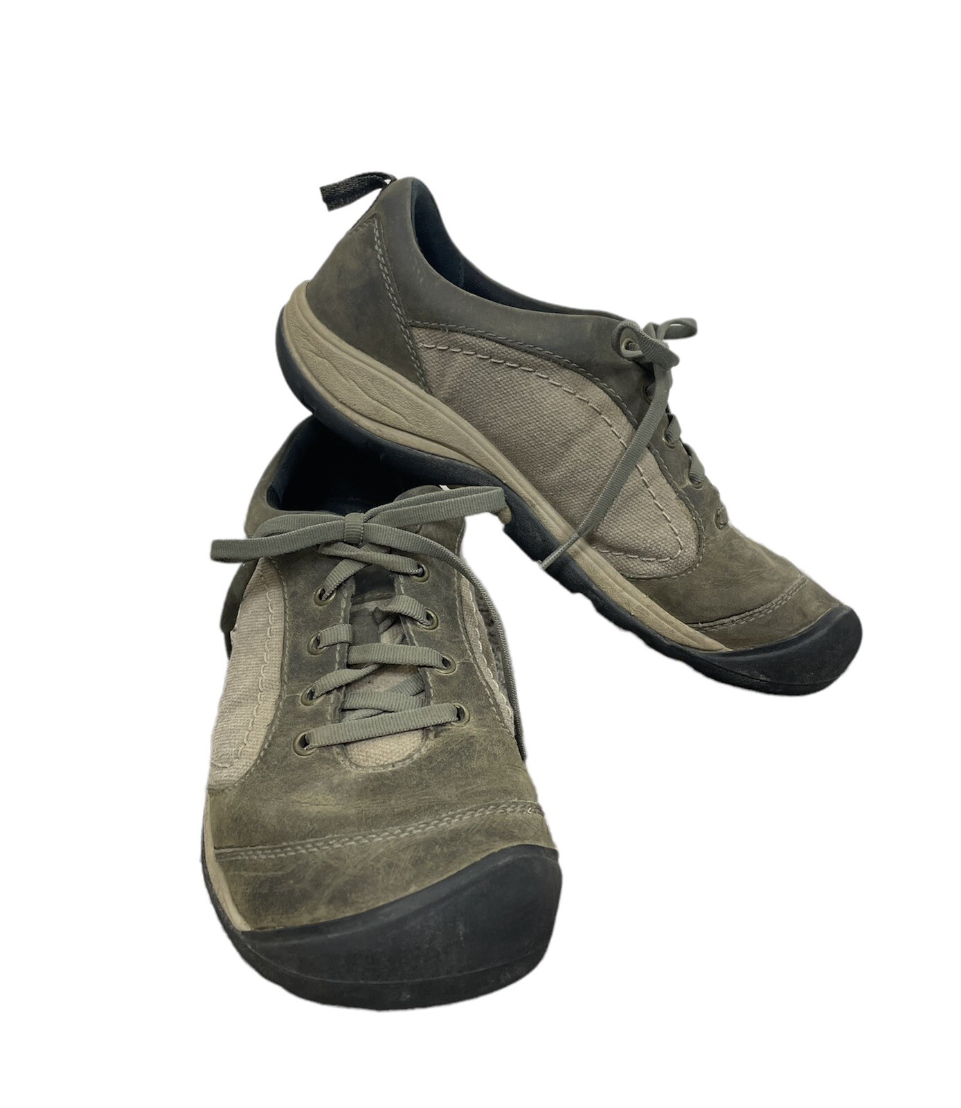 Scarpe da ginnastica Keen donna Presidio II verde 1022536 basse stringate 9M