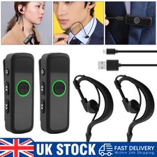 Wireless Microphone Ear-mounted Walkie Talkies 20 Channels UHF Portable Intercom