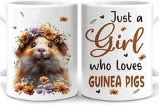 Hyturtle Cute Guinea Pig Coffee Mug - Gift For Guinea Pig Lover -11oz