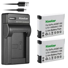 SLIM Charger & 2 battery for GoPro HERO2 GoPro Original HD HERO (2010 model)