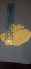 Vintage Yellow Gingham Doll Dress, Factory — photo 6