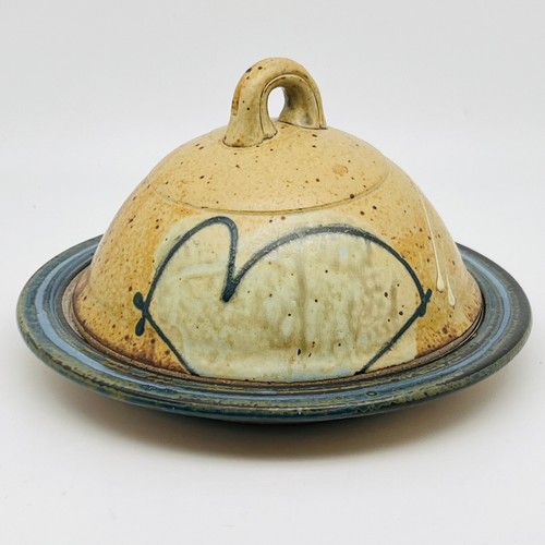 Nick Joerling Pottery Art Lidded Domed Cheese Butter Dish Hand Made Ceramic - Picture 5 of 20