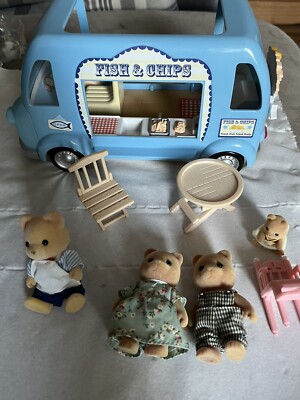 Argos Picclick Sylvanian Families Fish And Chip Van Sylvanian