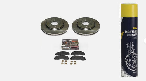 Kit Freins Avant Pour Dodge Ram 1500 4WD (94-99) - Disques Et Plaquettes Céramique - 6 Pièces