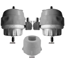 Engine Mounts 3Pcs Set Fits Audi A6 Quattro 05-11; 3.0L, 3.2L