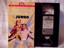 Billy Rose's Jumbo VHS: Doris Day Jimmy Durante Martha Raye Dean Jagger G5