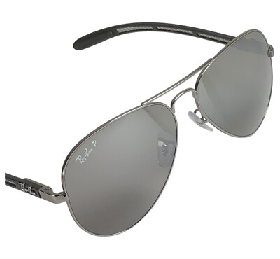 Ray Ban RB8307 004/ N8 Polarized Gray Carbon Fibre Gunmetal