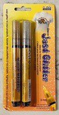 Deco Just Premium Marker Glitter Fabric Pens - Gold and Silver New and Sealed