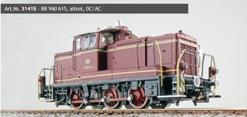 ESU 31415 Diesellok V 60 Altrot Rauch Seltene Ausführung Museum GARANTIE in OVP | Zustand: Neu: Sonstige (siehe Artikelbeschreibung)