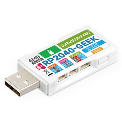 RP2040 GEEKs Development Board with 1.14inch LCD for Geeks and Developers