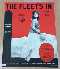 Vintage Sheet Music - The Fleet  s In
