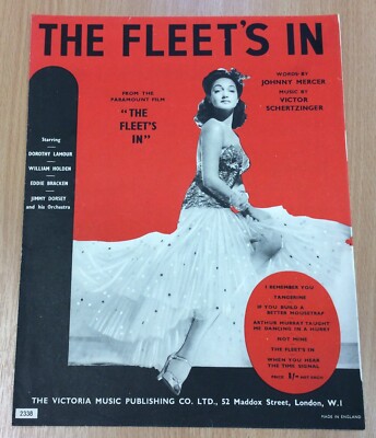 Vintage Noten - The Fleet s In