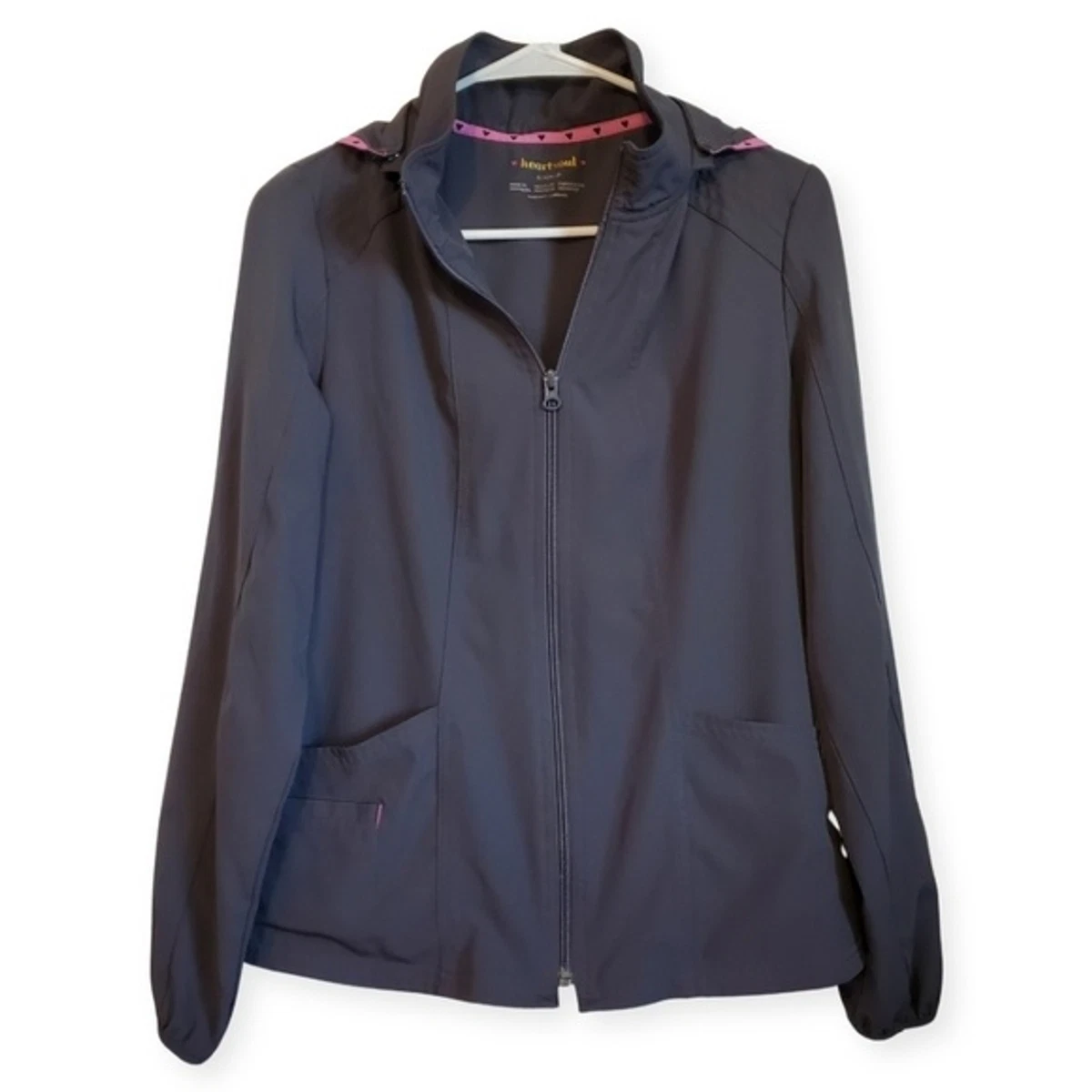Hooded scrub jacket sale