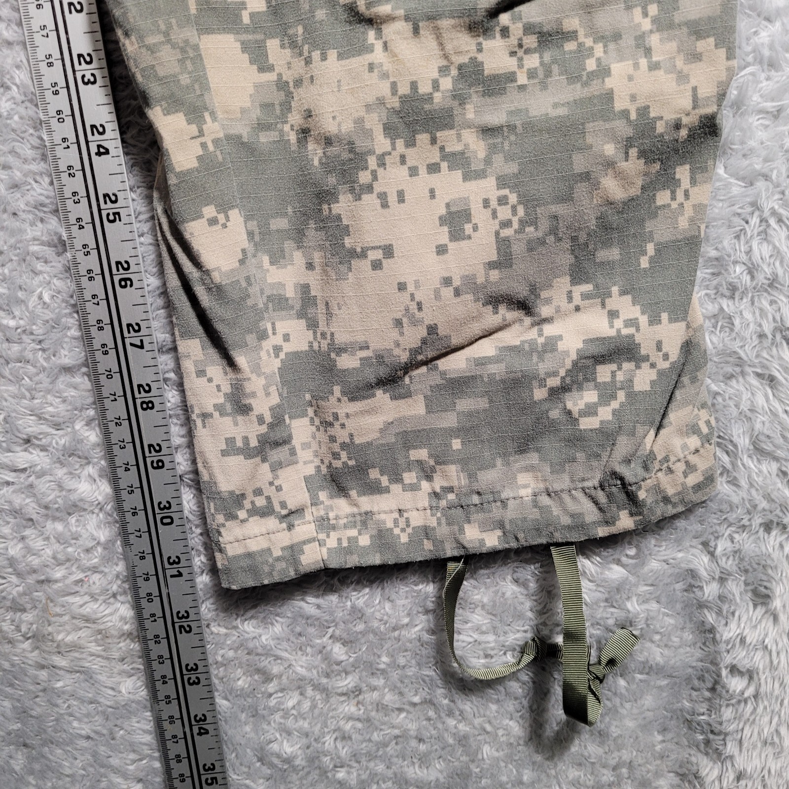 ACU Digital Camo Combat Cargo Pants Ripstop - MEDIUM Regular Military Army #