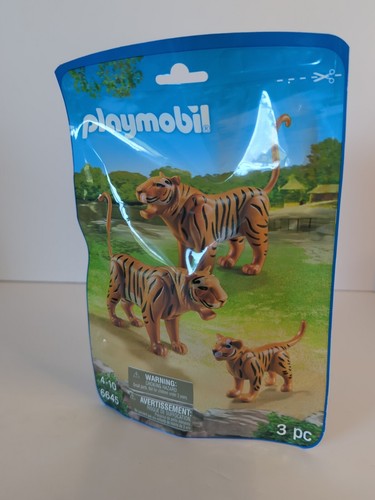 PLAYMOBIL 6645 Famiglia Di Tigri - Mamma E Cucciolo - Animali Zoo - Nuovo