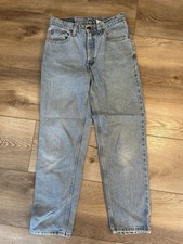 Vintage Levi s 512 Slim Straight Tapered Light Wash Denim Jean 8