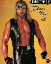 Brutus Beefcake "The Disciple" Autographed WCW 8x10
