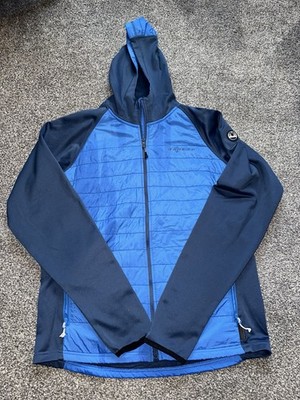 Mens Dare2b Jacket, Size Large, Blue, Hooded, Padded, Fleece Lined, (G7)