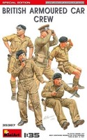 Miniart 35387 1/35 Britisches Panzerwagen-Crew Set. Special Edition