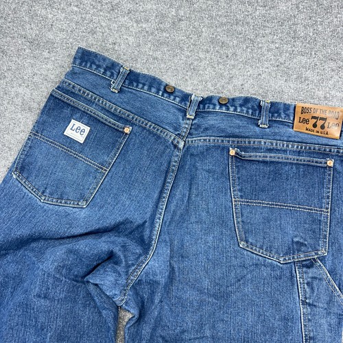 VTG 60s Lee Boss Of The Road 77 Loggers Jeans USA 44x30 (FIT 42) Carpenter Pants