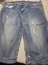Vanity Capris Size 15 Blue Jeans Stretch