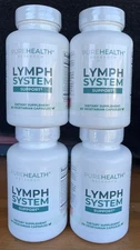 PureHealth LYMPH SYSTEM Support Dietary Supplement 4 Sealed Bottles 60ct 11/2025