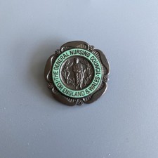 General Nursing Council  Nurses Enamel Brooch Badge engraved SEN 175601